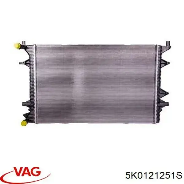 Compre 5K0121251S VAG Radiador de esfriamento de motor adicional