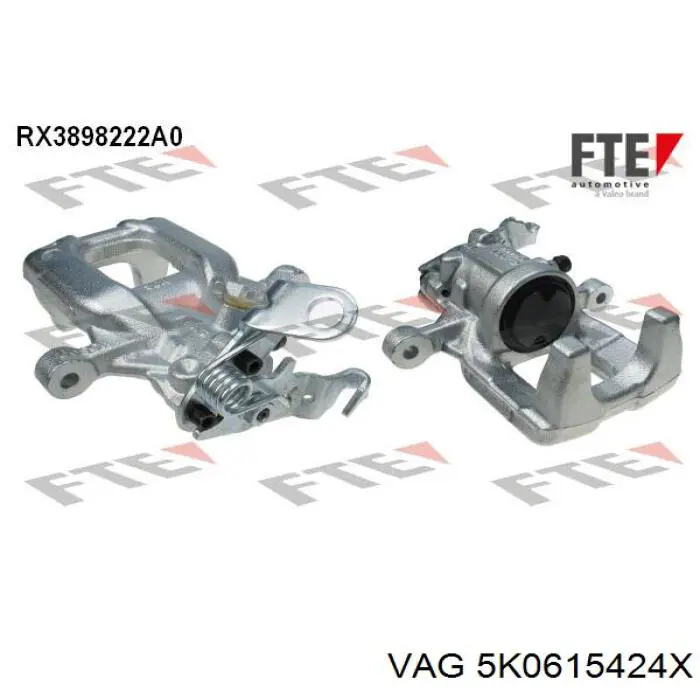 Compre 5K0615424X VAG Suporte do freio traseiro direito