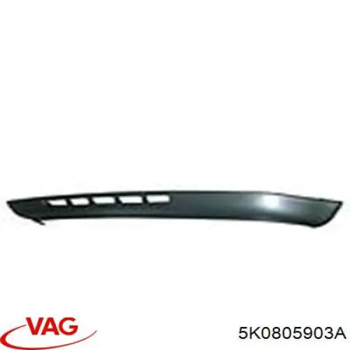 Compre 5K0805903A VAG Spoiler do pára-choque dianteiro