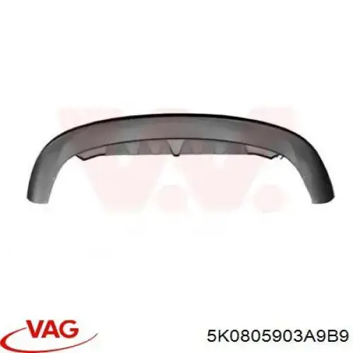 Spoiler do pára-choque dianteiro VAG 5K0805903A9B9 preço, a partir de 26,38 USD