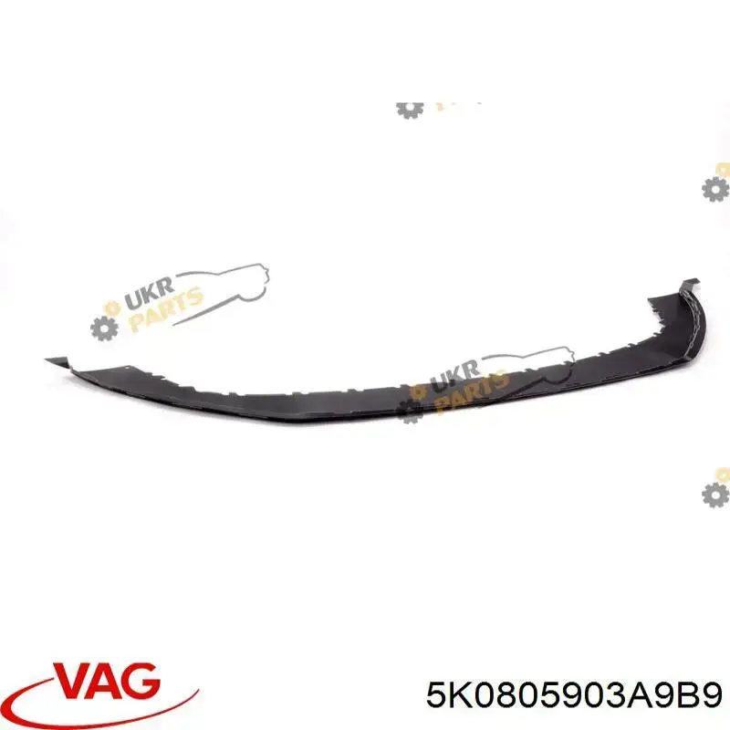 Compre 5K0805903A9B9 VAG Spoiler do pára-choque dianteiro