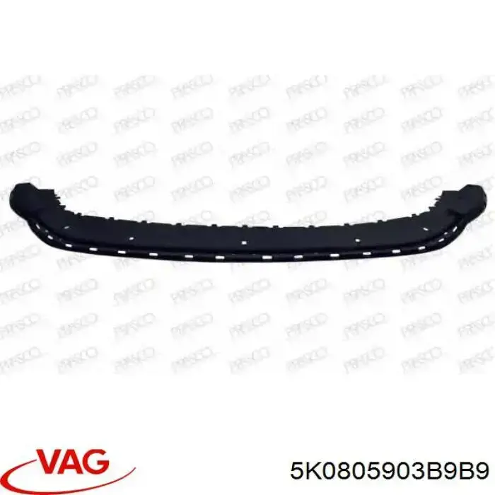 5K0805903B9B9 VAG Spoiler do pára-choque dianteiro