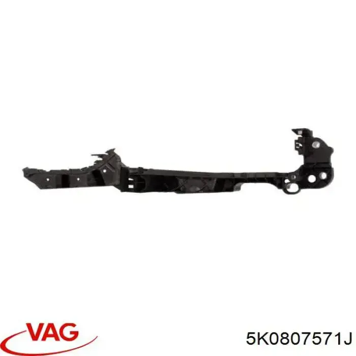 5K0807571J VAG Consola de suporte do radiador superior