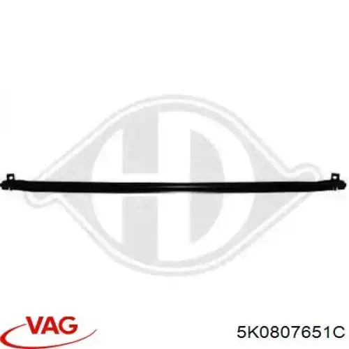 Reforçador do pára-choque dianteiro VAG 5K0807651C preço, a partir de 27,72 USD