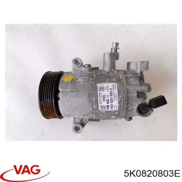 5K0820803E VAG Compressor de aparelho de ar condicionado