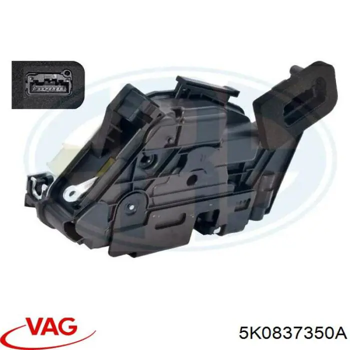5K0837350A VAG Tampa de maçaneta externa da porta traseira esquerda