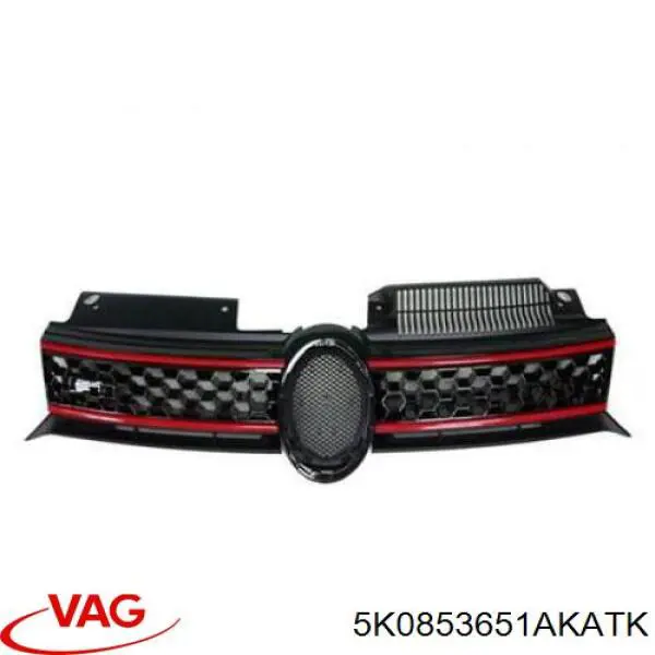 Grelha do radiador VAG 5K0853651AKATK preço, a partir de 70,85 USD