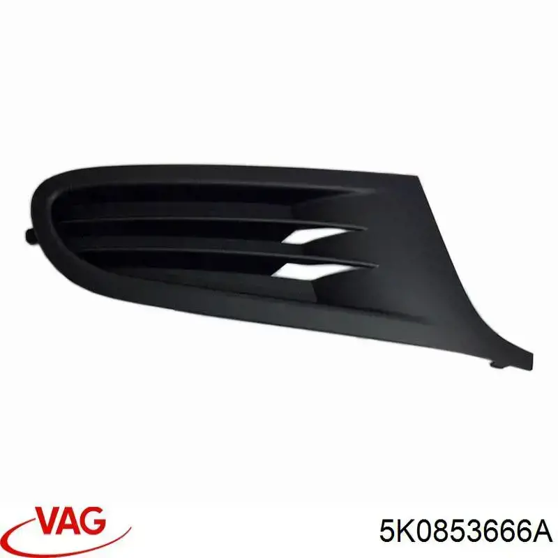Compre 5K0853666A VAG Tampão (grelha) das luzes de nevoeiro do pára-choque dianteiro direito