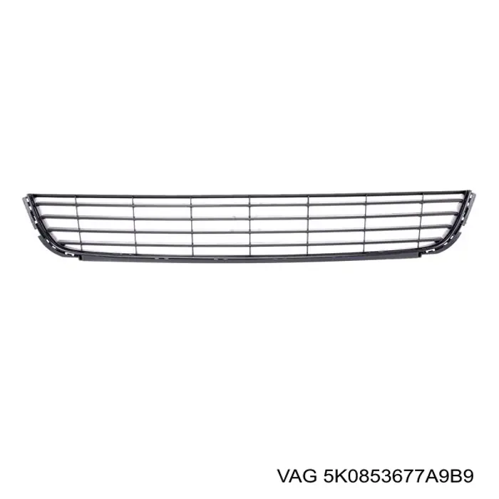 Compre 5K0853677A9B9 VAG Grelha central do pára-choque dianteiro