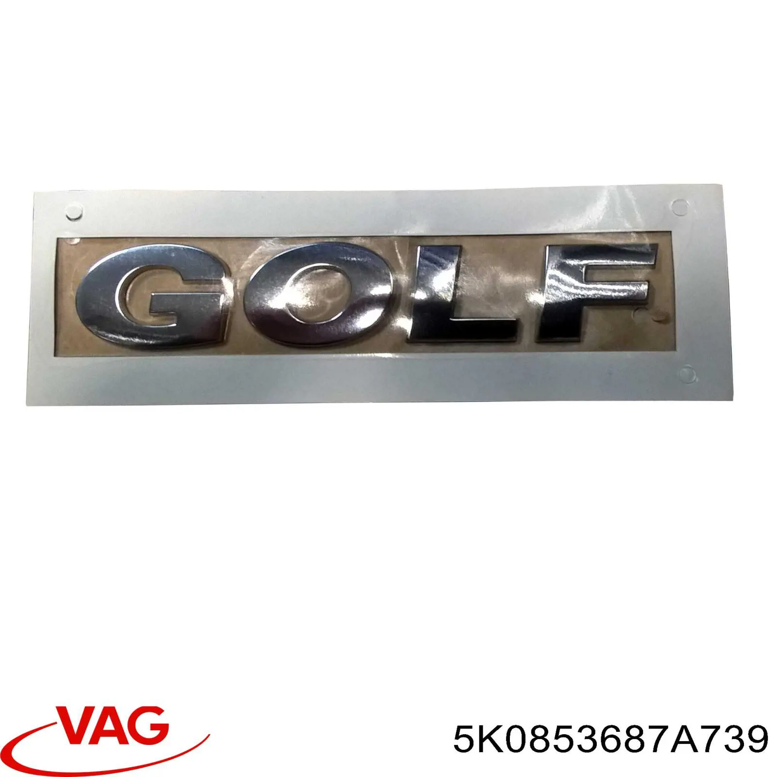 Emblema de tampa de porta-malas (emblema de firma) VAG 5K0853687A739 preço, a partir de 39,50 USD