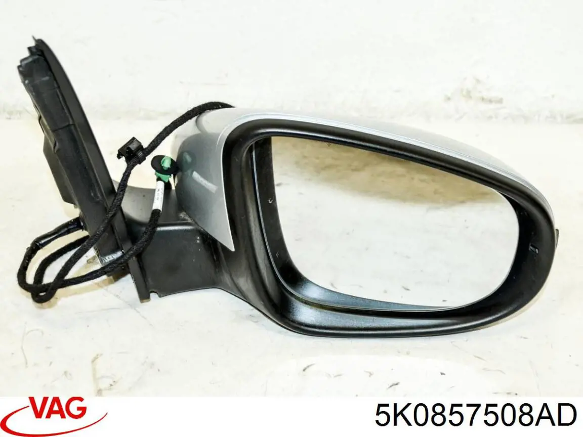 Caixa do espelho de retrovisão direito VAG 5K0857508AD preço, a partir de 108,34 USD