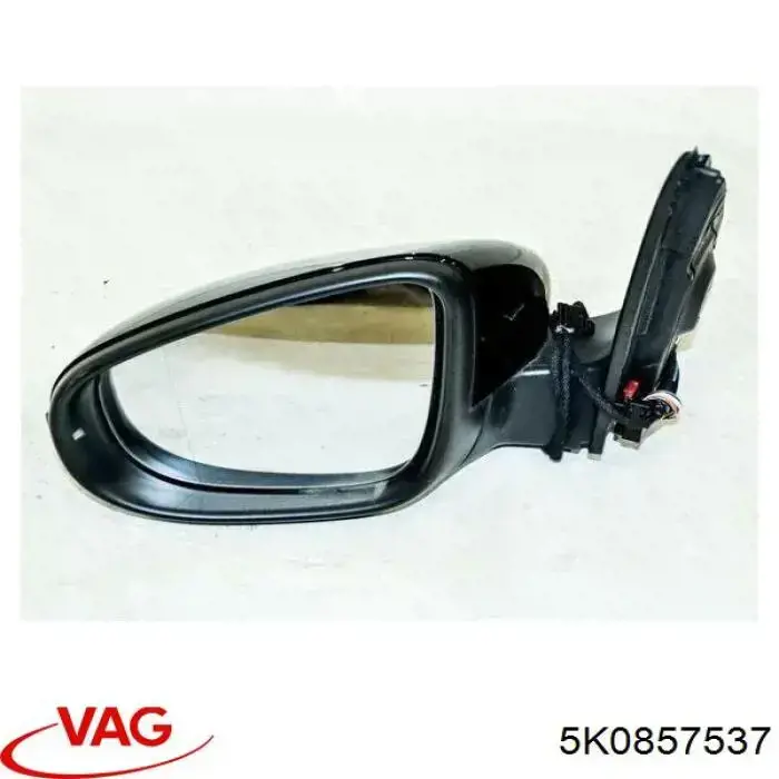 Compre 5K0857537 VAG Placa sobreposta (tampa) do espelho de retrovisão esquerdo