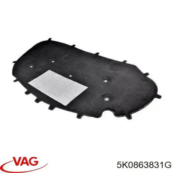 Isolamento de ruído da capota VAG 5K0863831G preço, a partir de 65,76 USD