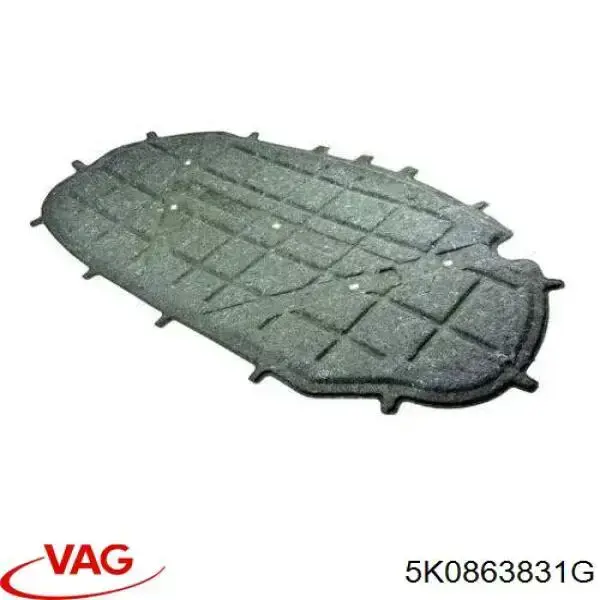 Isolamento de ruído da capota VAG 5K0863831A preço, a partir de 63,44 USD