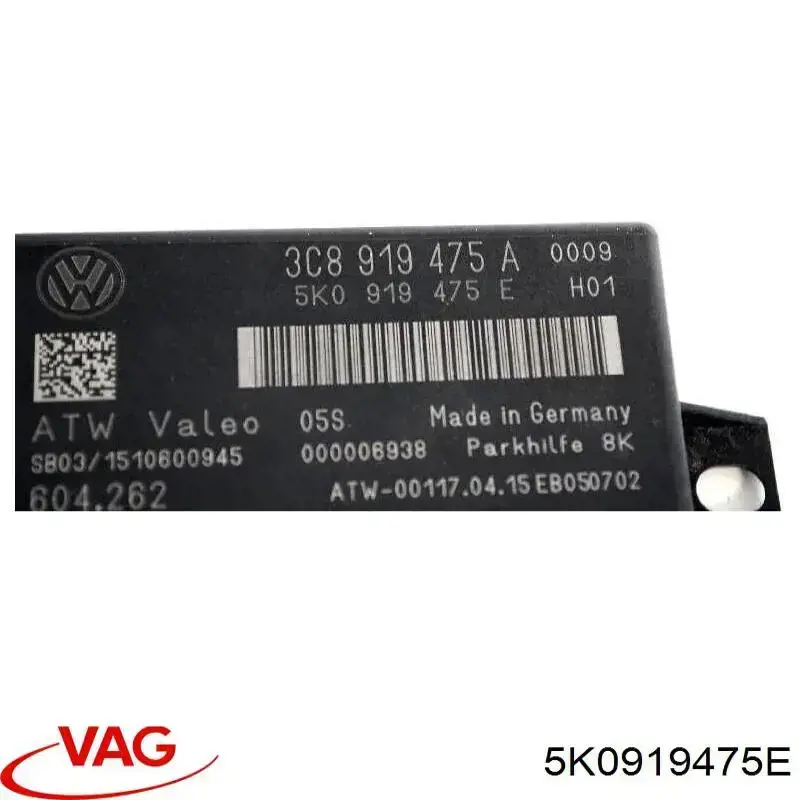 Compre 5K0919475E VAG Módulo de direção (Centralina eletrônica) de sensor de estacionamento