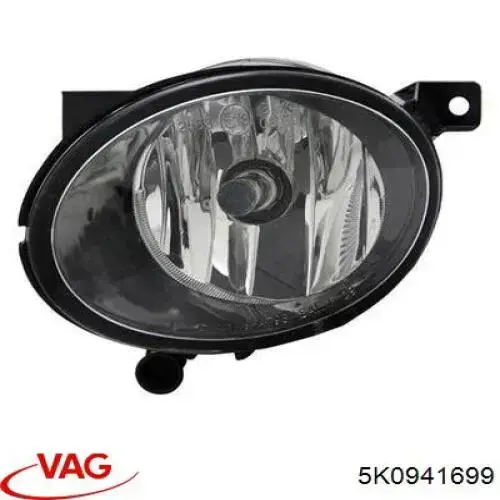 Compre 5K0941699 VAG Luzes de nevoeiro esquerdas