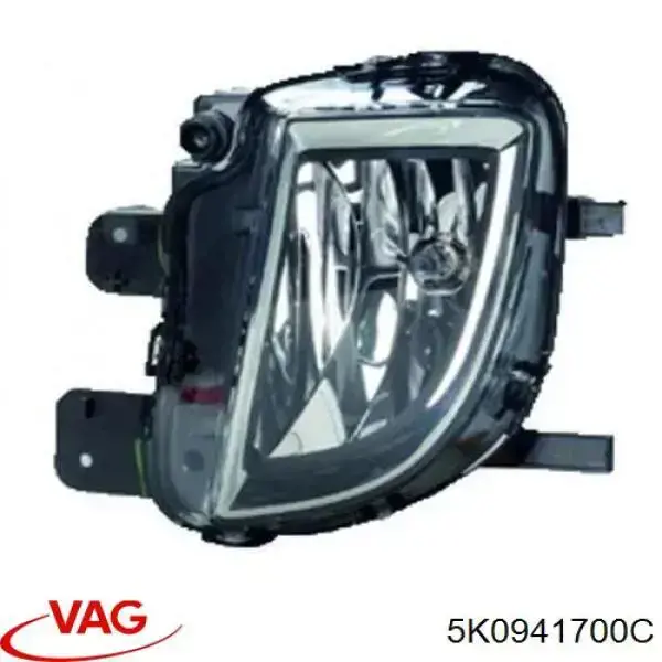 5K0941700C VAG Luzes de nevoeiro direitas