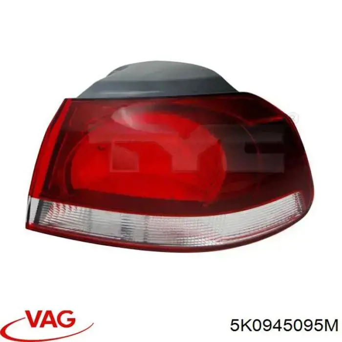 Lanterna traseira esquerda externa VAG 5K0945095M preço, a partir de 91,35 USD