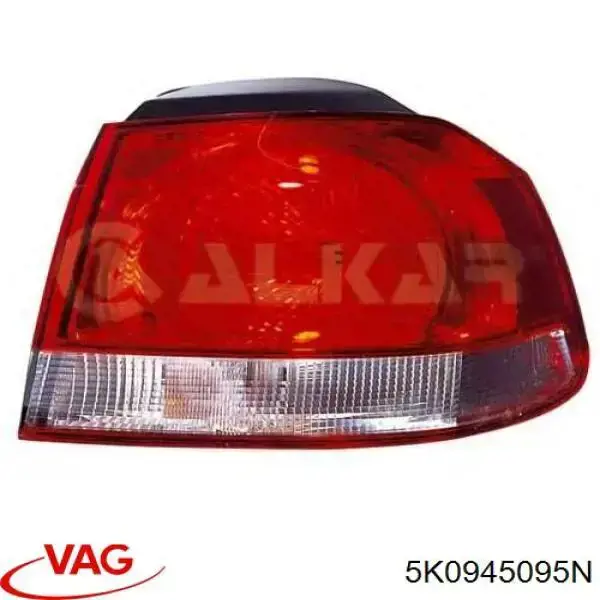 5K0945095N VAG Lanterna traseira esquerda externa