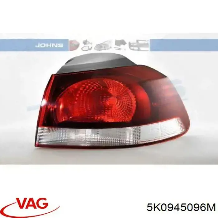 Lanterna traseira direita externa VAG 5K0945096M preço, a partir de 93,64 USD