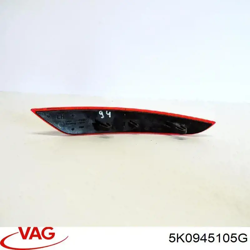 Compre 5K0945105G VAG Retrorrefletor (refletor) do pára-choque traseiro esquerdo