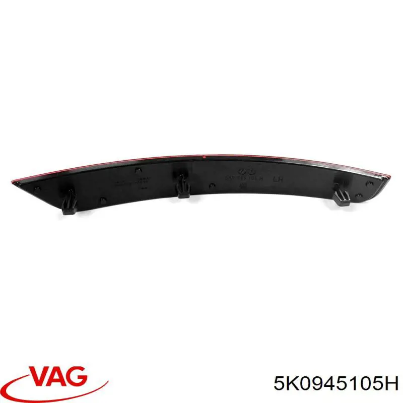 Retrorrefletor (refletor) do pára-choque traseiro esquerdo VAG 5K0945105D preço, a partir de 17,08 USD
