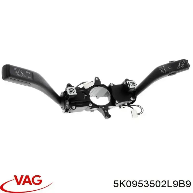 5K0953502L9B9 VAG Comutador instalado na coluna da direção, montado