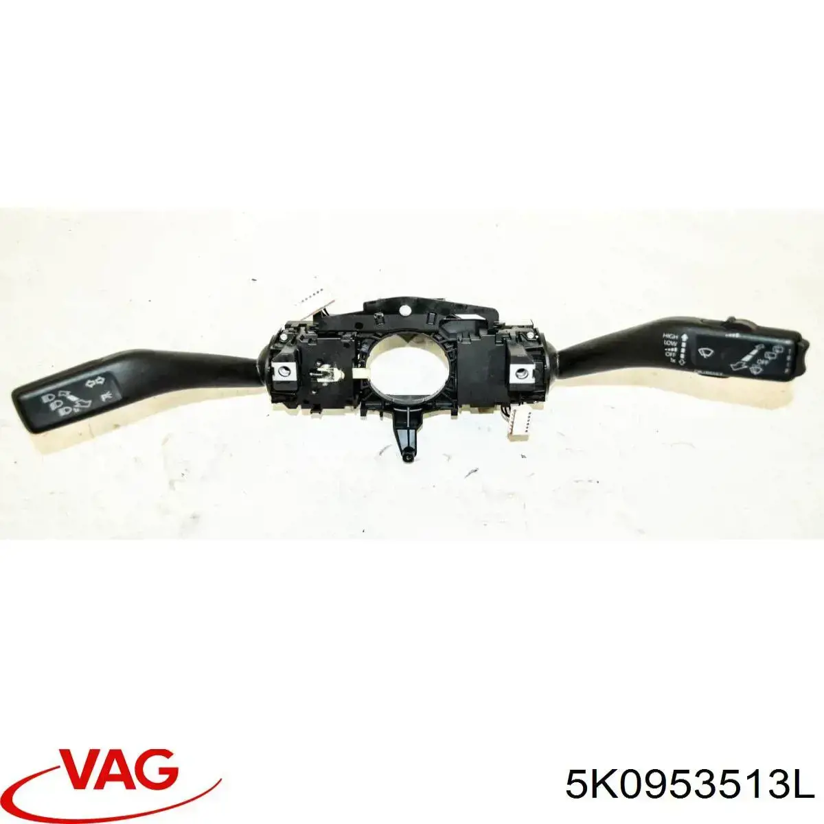 5K0953513L VAG Comutador esquerdo instalado na coluna da direção