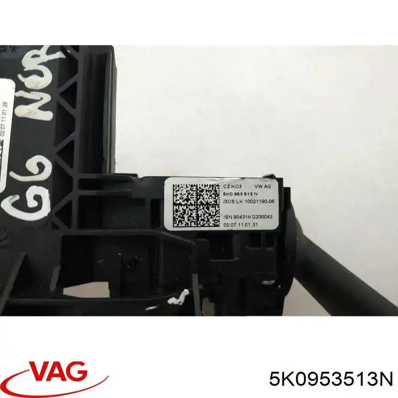 Compre 5K0953513N VAG Comutador instalado na coluna da direção, montado
