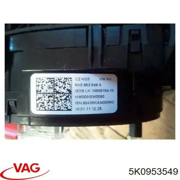 Anel AIRBAG de contato, cabo plano do volante VAG 5K0953549 preço, a partir de 98,92 USD