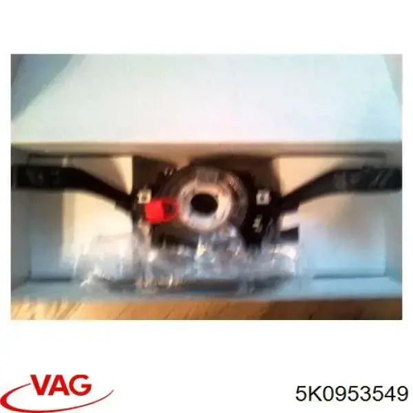 5K0953549 VAG Anel AIRBAG de contato, cabo plano do volante