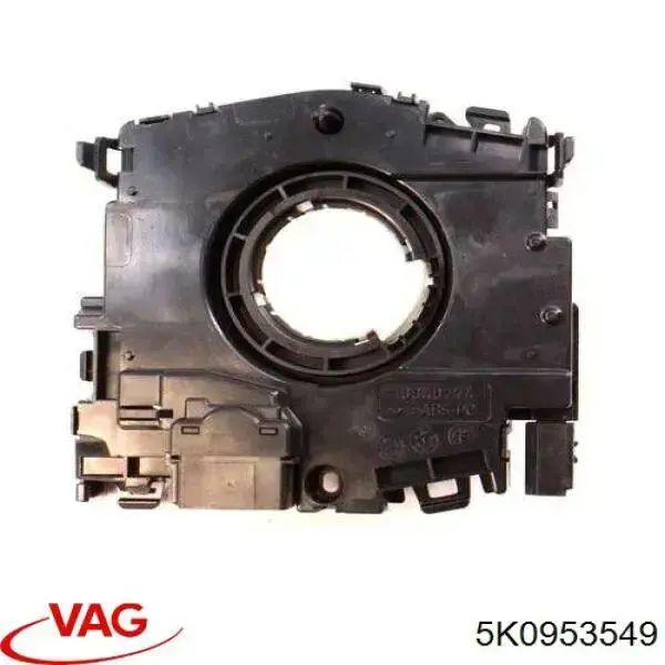 Anel AIRBAG de contato, cabo plano do volante 5K0953549 VAG
