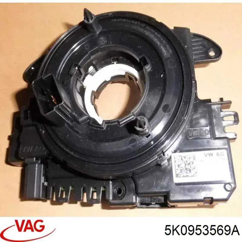 5K0953569G VAG Anel AIRBAG de contato, cabo plano do volante