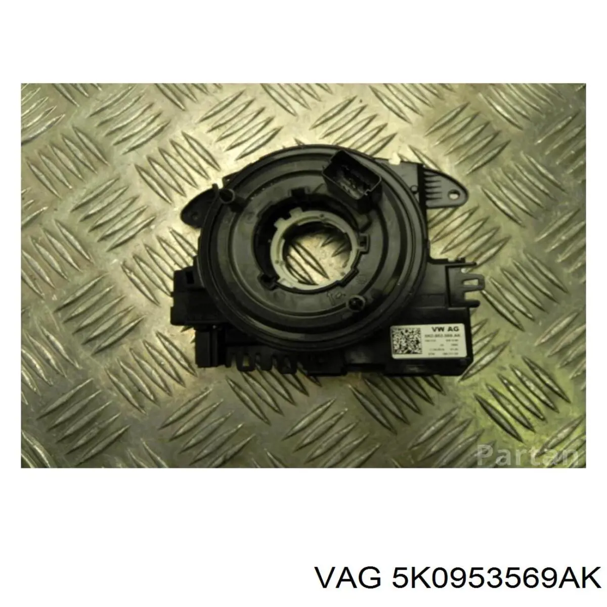 5K0953569AK VAG Anel AIRBAG de contato, cabo plano do volante