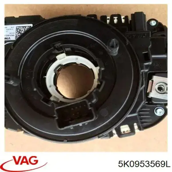 5K0953569L VAG Anel AIRBAG de contato, cabo plano do volante