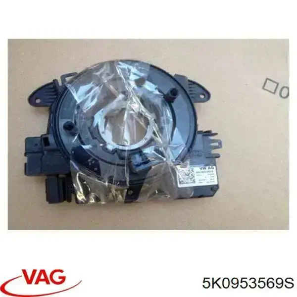 5K0953569S VAG Anel AIRBAG de contato, cabo plano do volante