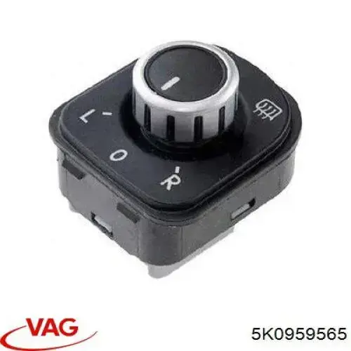5K0959565 VAG Unidade de controlo dos espelhos de retrovisão, na porta