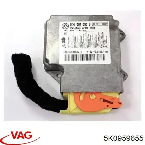 5K0959655 VAG Módulo processador de controlo da bolsa de ar (Centralina eletrônica AIRBAG)