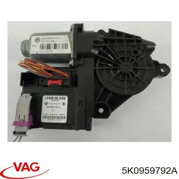 5K0959792A VAG Módulo de direção (Centralina eletrônica) de elevadores de vidro