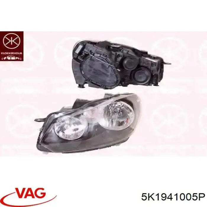 Luz esquerda VAG 5K1941005P preço, a partir de 159,08 USD
