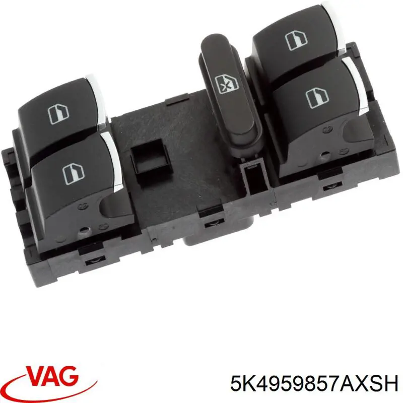 Unidade de botões dianteira esquerda de controlo de elevador de vidro VAG 5K4959857AXSH preço, a partir de 35,82 USD