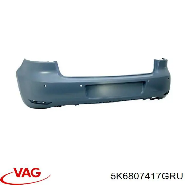 5K6807417GRU VAG Pára-choque traseiro