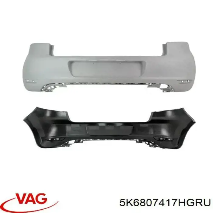 Pára-choque traseiro VAG 5K6807417HGRU preço, a partir de 176,24 USD