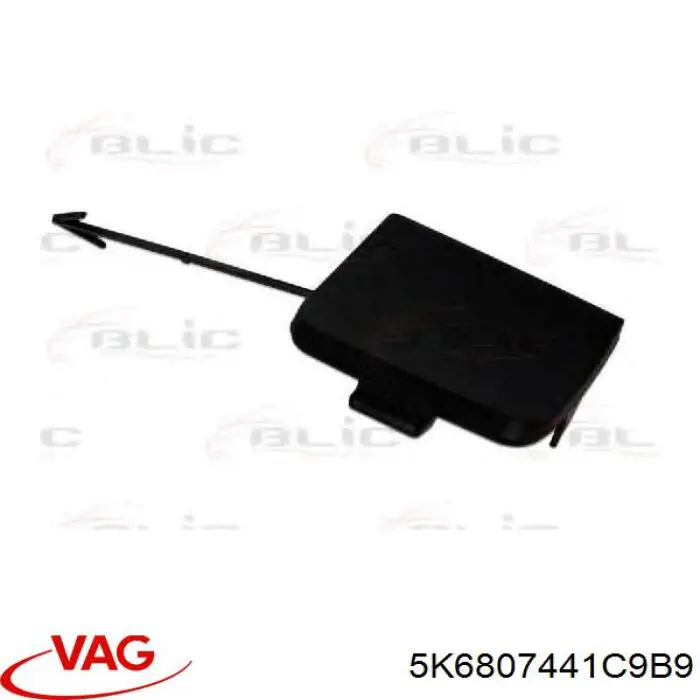 Tampão traseiro do pára-choque do gancho de reboque VAG 5K6807441C9B9 preço, a partir de 15,72 USD
