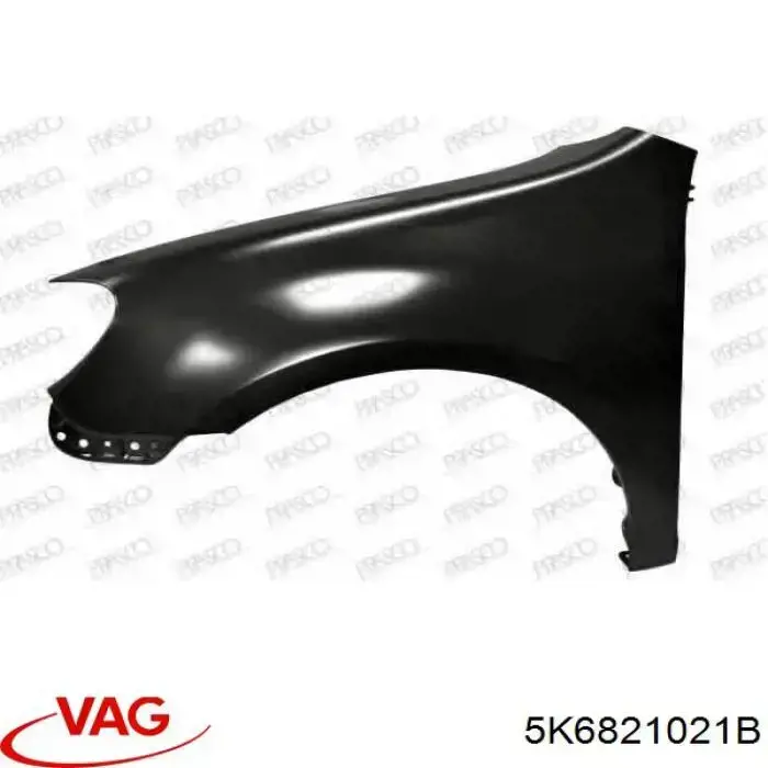 Compre 5K6821021B VAG Pára-lama dianteiro esquerdo