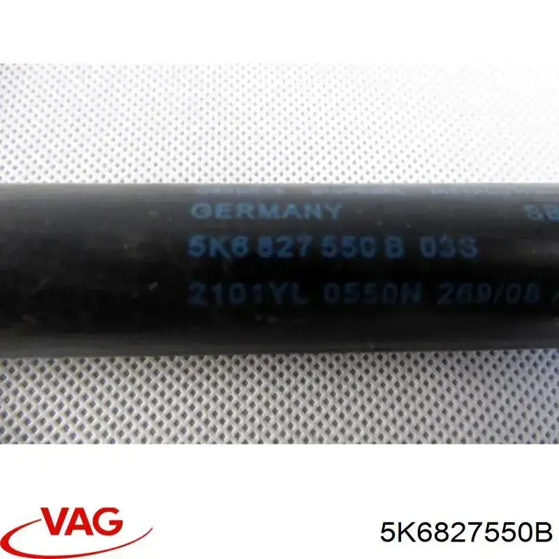 5K6827550B VAG Amortecedor de tampa de porta-malas (de 3ª/5ª porta traseira)