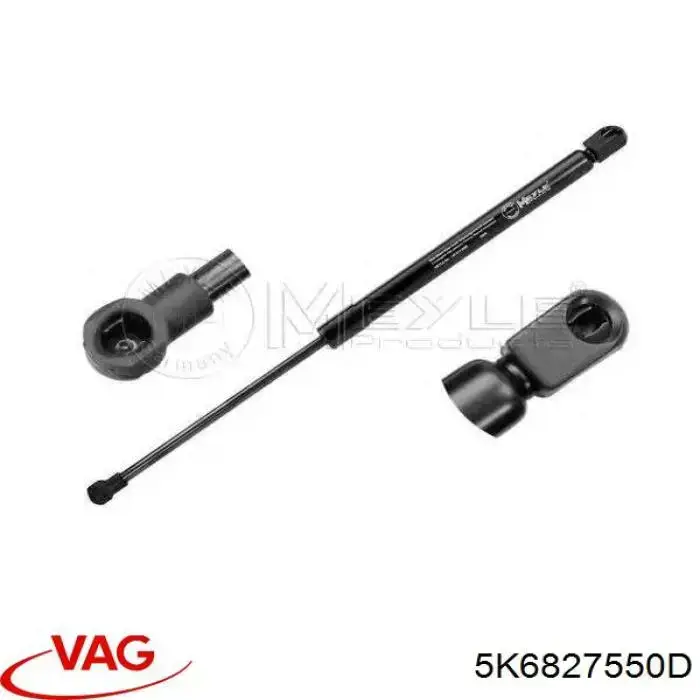 Amortecedor de tampa de porta-malas (de 3ª/5ª porta traseira) VAG 5K6827550D preço, a partir de 21,94 USD