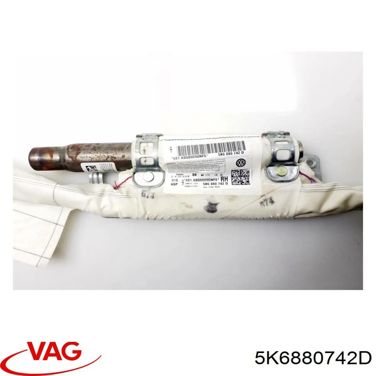 5K6880742D VAG Cinto de segurança (AIRBAG) de estore lateral direito