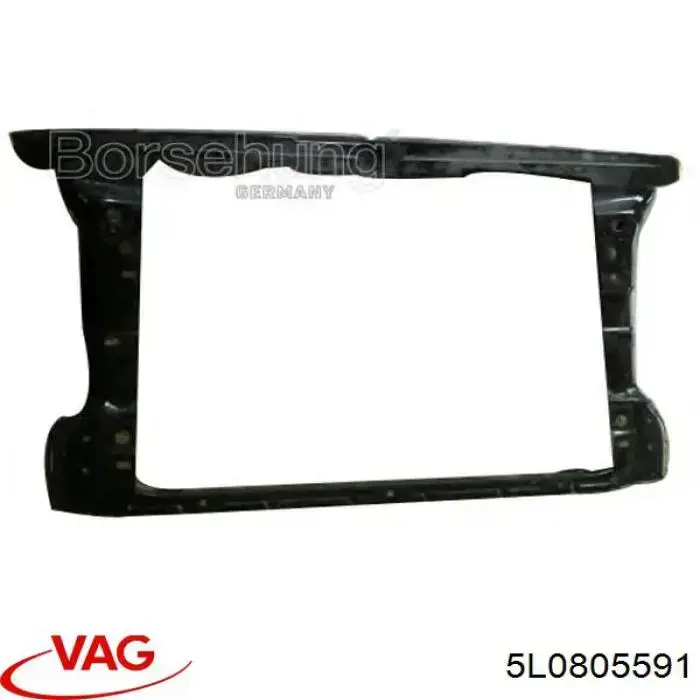 5L0805591 VAG Suporte do radiador montado (painel de montagem de fixação das luzes)