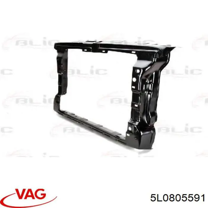 Suporte do radiador montado (painel de montagem de fixação das luzes) VAG 5L0805591 preço, a partir de 105,11 USD